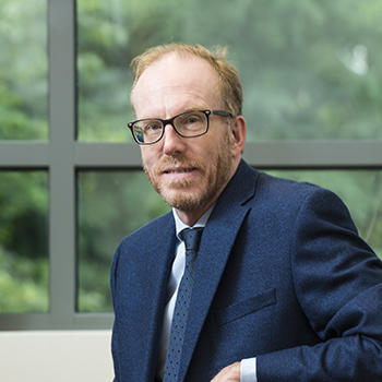 Michael Buschmann, professor and chair of the Bioengineering Department, came to Mason with over 20 years of experience at École Polytechnique in Montreal. He is a world-class researcher who has made fundamental and translational contributions to the fields of biomechanics, biomaterials, and nanomedicine.